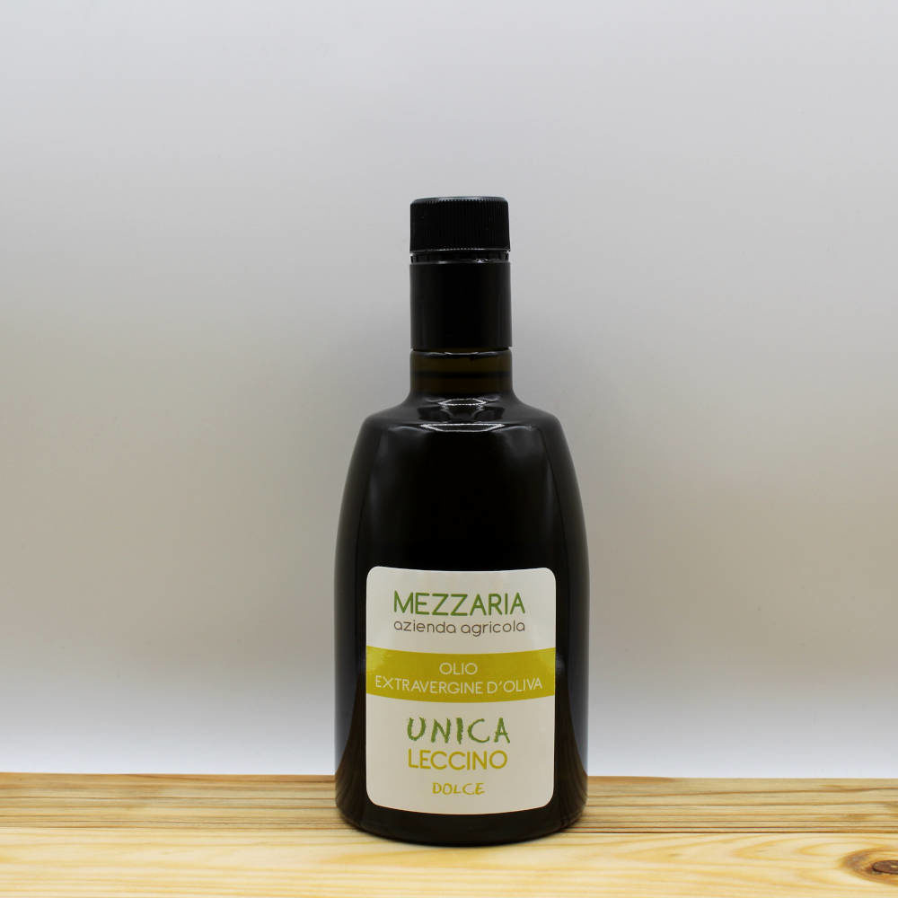 Olio Extravergine d'Oliva Leccino 0,5 L - Monocultivar - Mezzaria - Fasano - Puglia